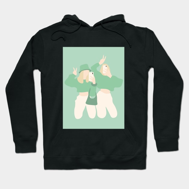 BFF Matching Girls Hoodie by simple.daily.magic